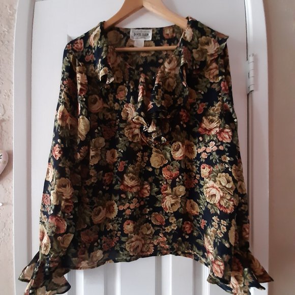 Voile Floral Blouse - Picture 1 of 4